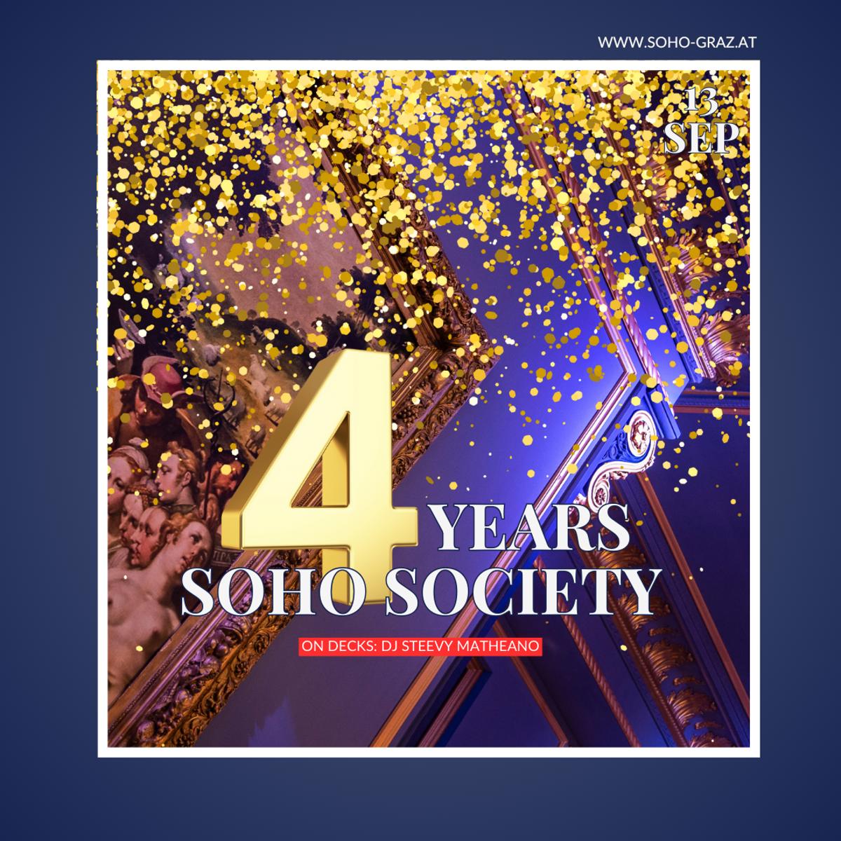 soho presents – 4 years soho society